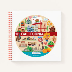 Californische reizen notitieboek