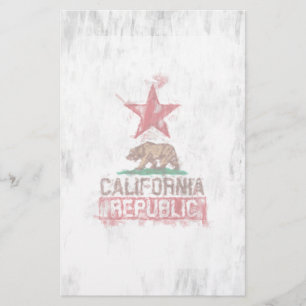 Californische Republikeinse vlag Beer in schilders Briefpapier