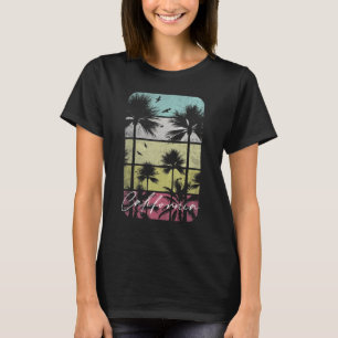 Californische Retro strand Surf Surfing Sunset T-shirt