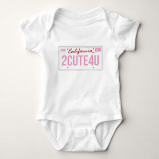 Californische rijbewijs shirt voor kinderen gebore