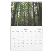 Californische sequoia's kalender 2012 (Mar 2026)