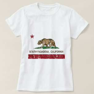 Californische staatsvlag Zuid-Pasadena T-shirt