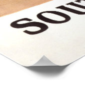 Californische stranden poster (Hoek)