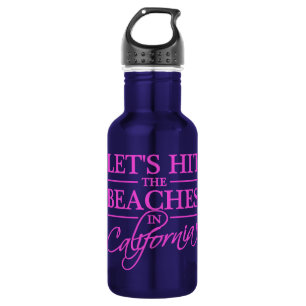 Californische stranden waterfles