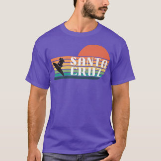 Californische Sunset Surfer Santa Cruz T-shirt