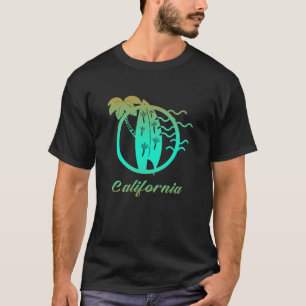 Californische surfen t-shirt