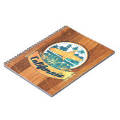 Californische surfplank notitieboek (Linkerzijde)