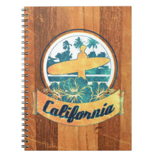 Californische surfplank notitieboek