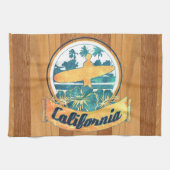 Californische surfplank theedoek (Horizontaal)