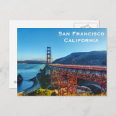 Californische toeristenreizen Briefkaart toevoege (Voorkant / Achterkant)