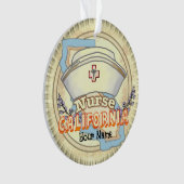Californische verpleegster ornament (voorkant)