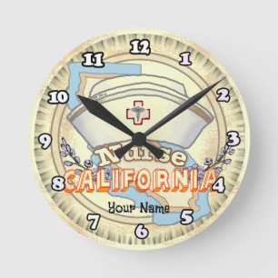 Californische verpleegster ronde klok