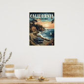 Californische Vintage Poster (Keuken)
