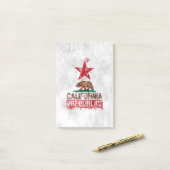 Californische vlag Beer in Painterly Style Post-it® Notes (Op bureau)