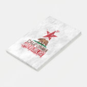 Californische vlag Beer in Painterly Style Post-it® Notes (Schuin)