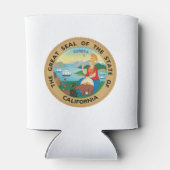 Californische vlag blikjeskoeler (Achterkant)