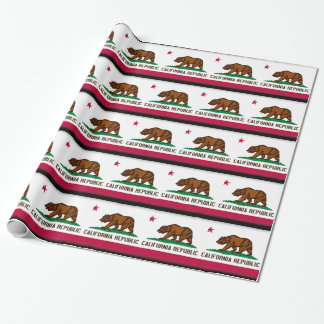 Californische vlag cadeaupapier