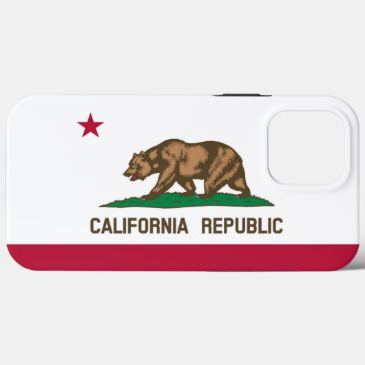 Californische vlag Case-Mate iPhone case (Achterkant (horizontaal))