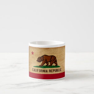 Californische vlag espresso kop