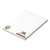 Californische vlag notitieblok (Gedraaid)
