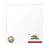 Californische vlag notitieblok (Voorkant)