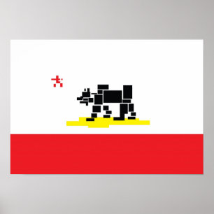 Californische vlag poster