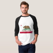 Californische vlag Shirt (Voorkant volledig)