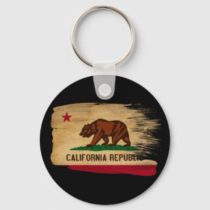 Californische vlag sleutelhanger