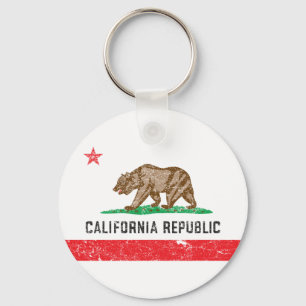 Californische vlag Sleutelhanger