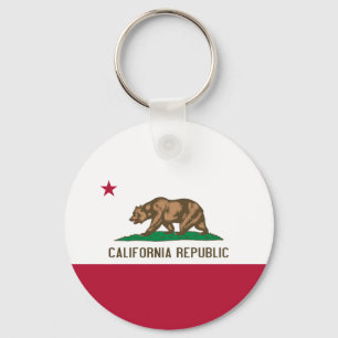 Californische vlag sleutelhanger