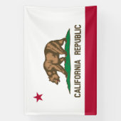 Californische vlag spandoek (Verticaal)