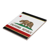 Californische vlag tegeltje (Zijkant)