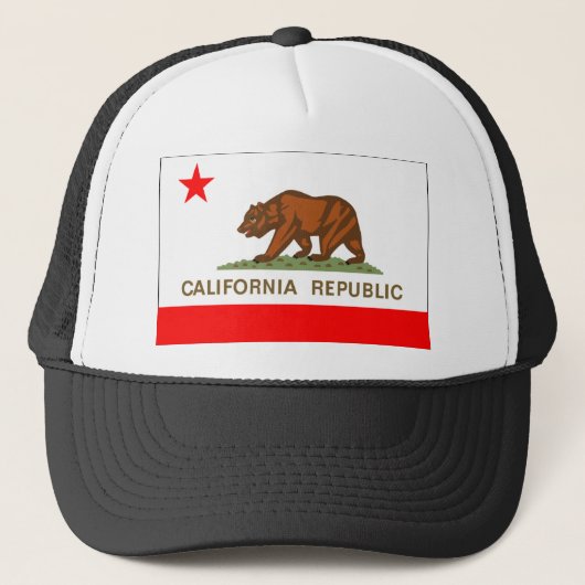 Californische vlag trucker pet (Voorkant)