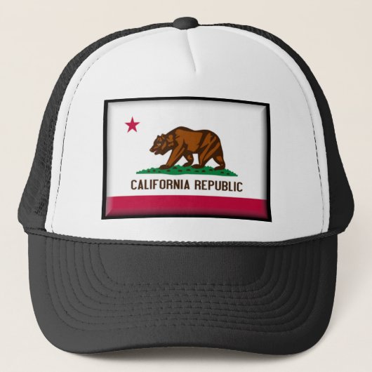Californische vlag trucker pet (Voorkant)
