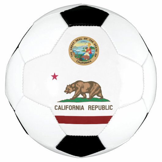 Californische vlag voetbal (Voorkant)
