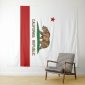 Californische vlag wandkleed (In Situ (horizontaal))