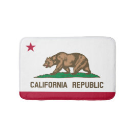 Californische vlaggenbadmat | beer badkamer badmat
