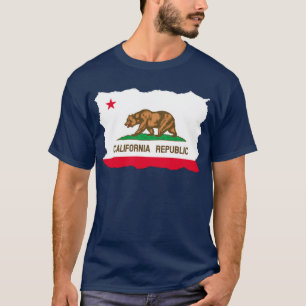 Californische vlaggenlooppas eruit t-shirt