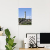 Californische vuurtoren in Aruba Poster (Thuiskantoor)