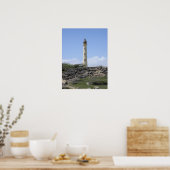 Californische vuurtoren in Aruba Poster (Keuken)
