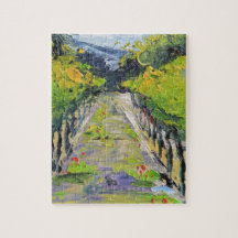 Californische wijngaarden in de zomer in Carmel