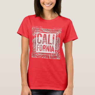 Californische Zomer Voor Altijd - Tropische Blader T-shirt