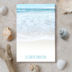 Californische zomergolven strandfoto aangepast post-it® notes