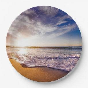 Californische zonsondergang...adembeneming papieren bordje