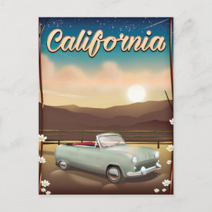 Californische Zonsondergang Briefkaart