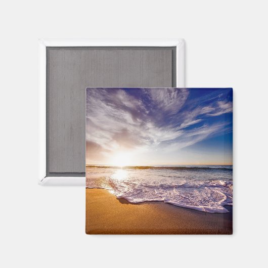 Californische zonsondergang...mooi magneet (Voorkant / Achterkant)