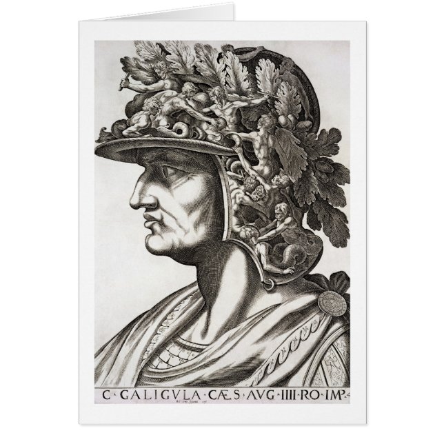 Caligula Caesar (12-41 AD), 1596 (graving) (Voorkant)