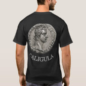Caligula Romeinse keizer 🏛️ Gaius Caesar Oude mun T-shirt (Achterkant)