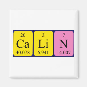 Calin periodiek table name magnet magneet