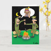 "Câlinez dans" la carte drôle uniforme de (Fleur jaune)